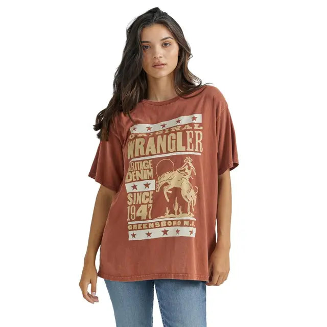 Wrangler Oversized Heritage Graphic Tee