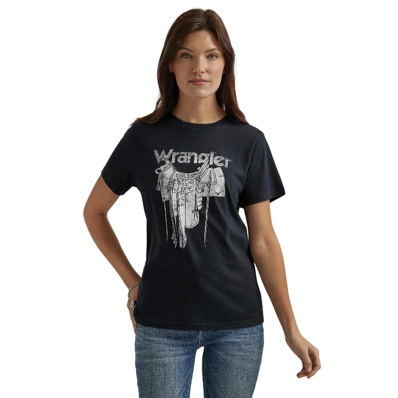 Wrangler Retro Short Sleeve Jet Black T-Shirt