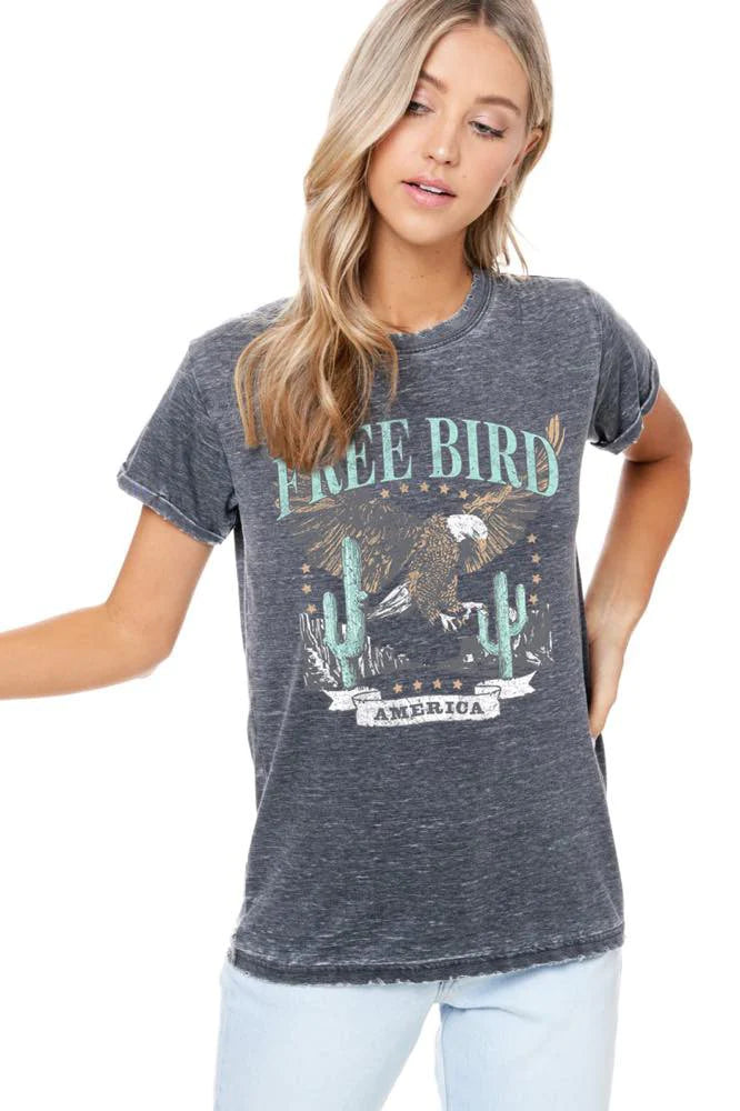 Zutter Free Bird America Graphic Tee