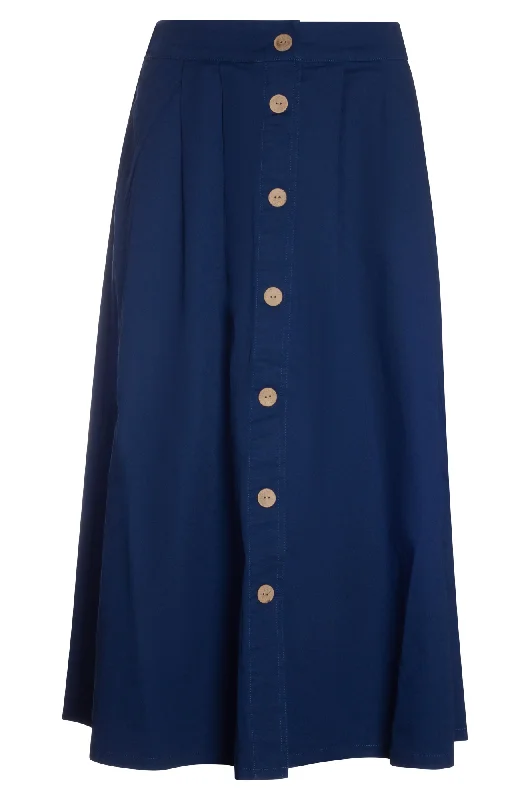 A-line pull on Skirt | INDIGO | 6818AR