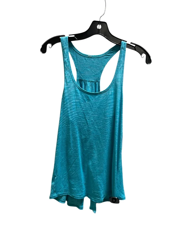 Athletic Tank Top By Lululemon In Blue, Size: 4