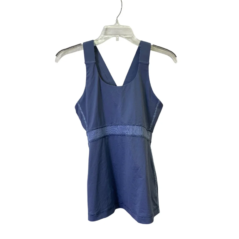 Athletic Tank Top By Lululemon In Blue, Size:M