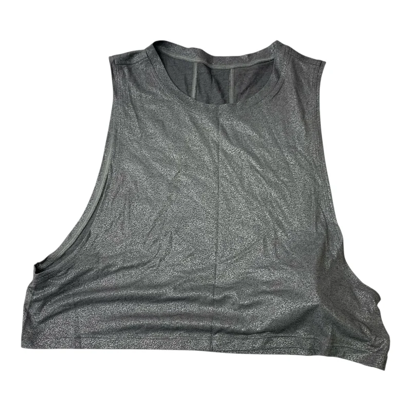 Athletic Tank Top By Lululemon In Grey, Size: S