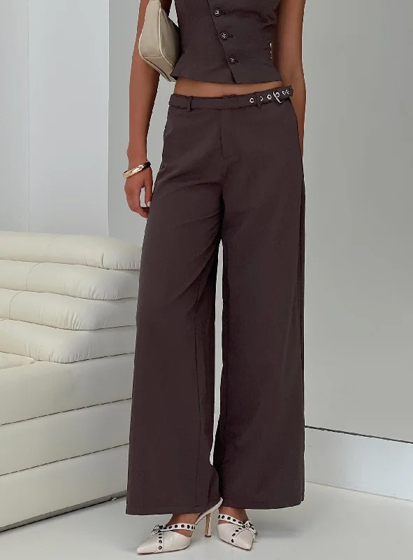 Miku Pants Brown