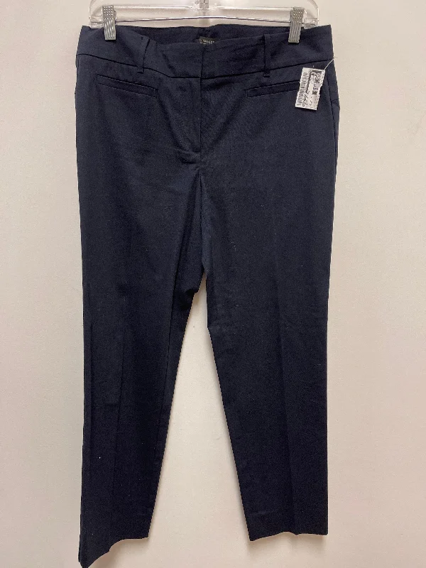 Pants Cropped By Ann Taylor In Navy, Size: 6