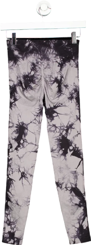 Unbranded Black Tie-Dye Leggings UK S