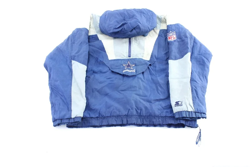 90's Dallas Cowboys Embroidered Starter Pullover Jacket