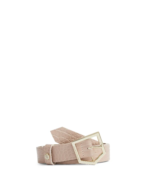 Sennowe Belt - Blush Croc