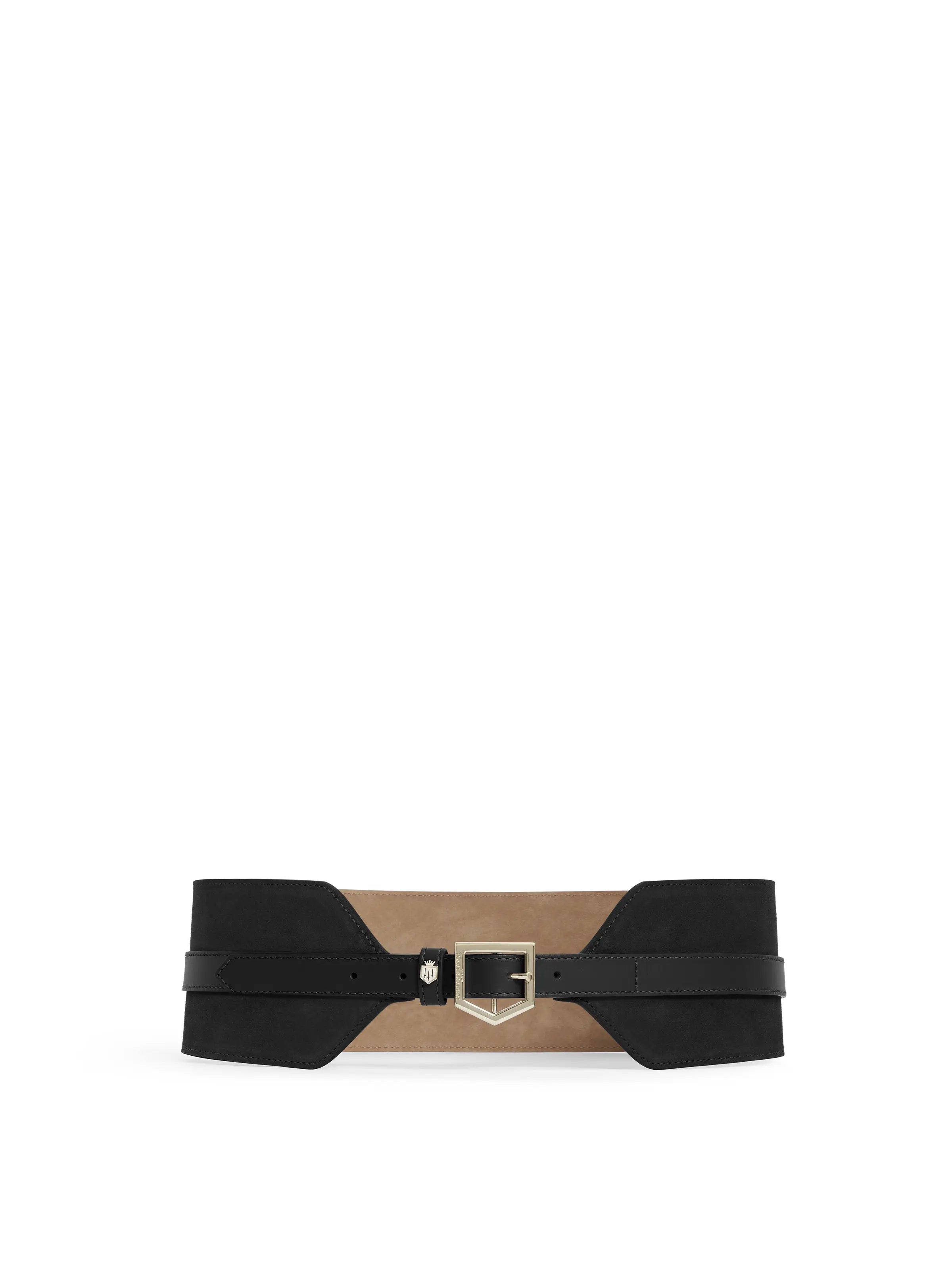 Sennowe Waist Belt - Black Suede