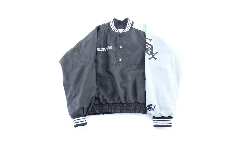 Youth 90's Chicago White Sox Embroidered Starter Jacket