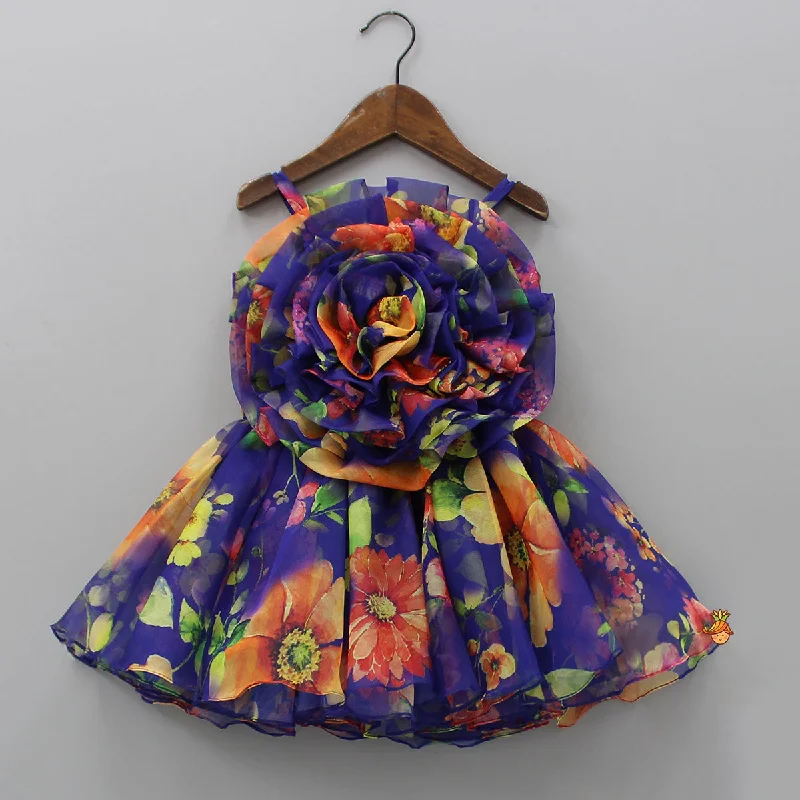 Multicolour Sleeveless Strappy Dress