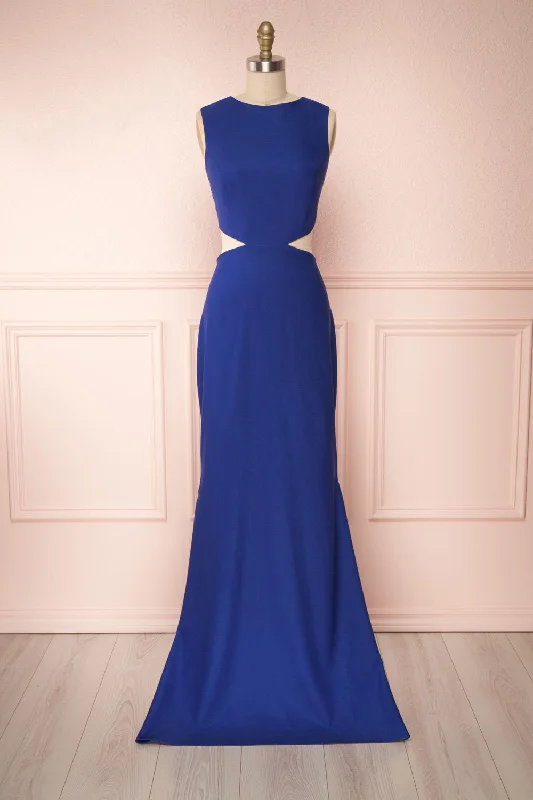 Vallata Royal Blue | Fitted Mermaid Maxi Gown