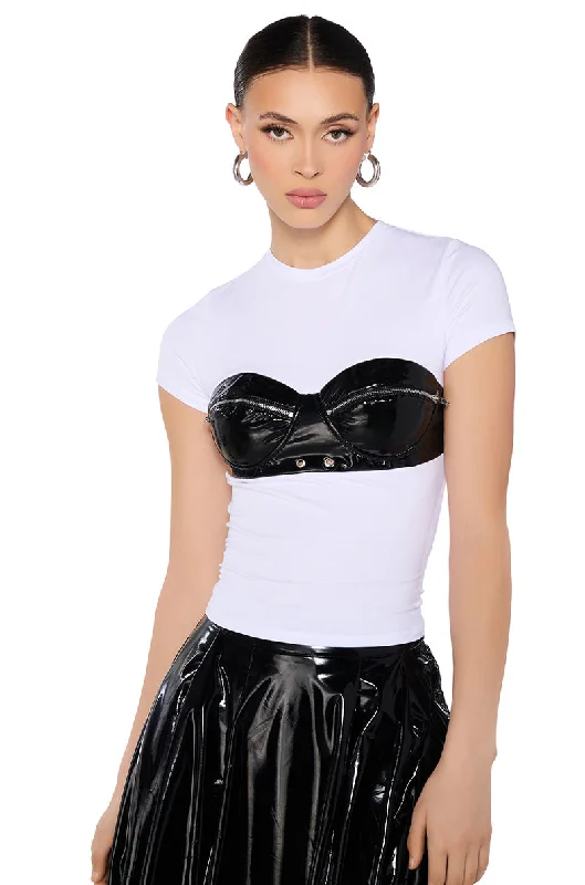 LATEX BODY SHORT SLEEVE TSHIRT