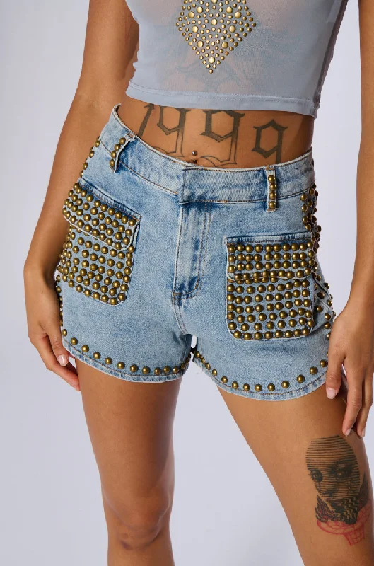 LOSE CONTROL DENIM SHORT