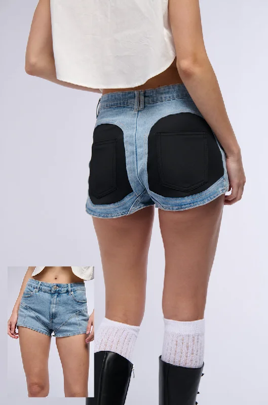 SHOW ME WHAT YOU GOT DENIM MINI SHORTS